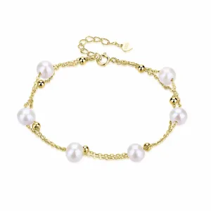 Layered Freshwater Pearl Bracelet