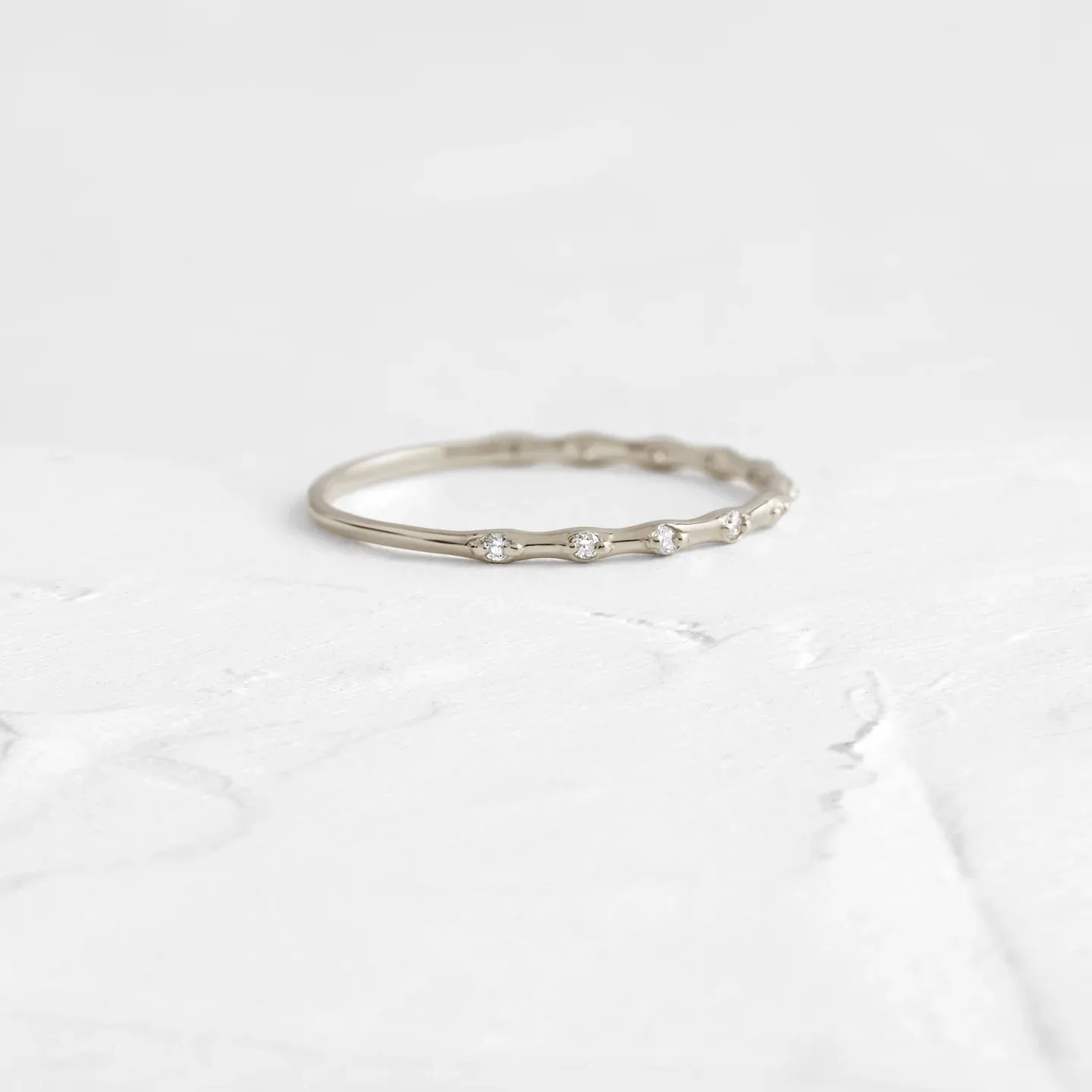 0.06CTW Eternity Natural Diamond Wedding Band