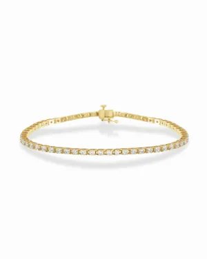 14k Lab Grown Diamond Tennis Bracelet