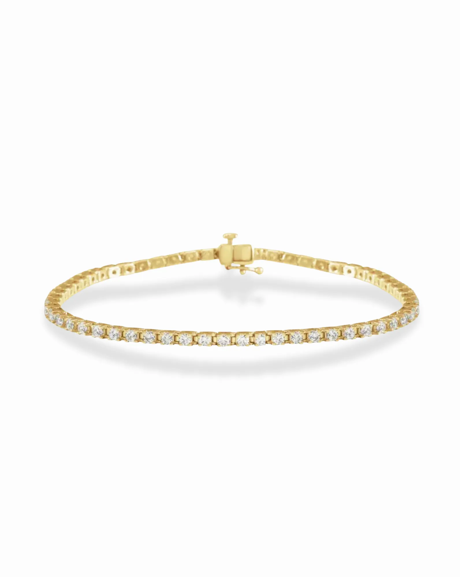 14k Lab Grown Diamond Tennis Bracelet