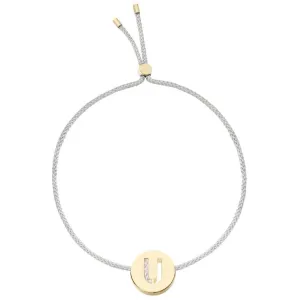 ABC's - U 18K Gold Plated Bracelet