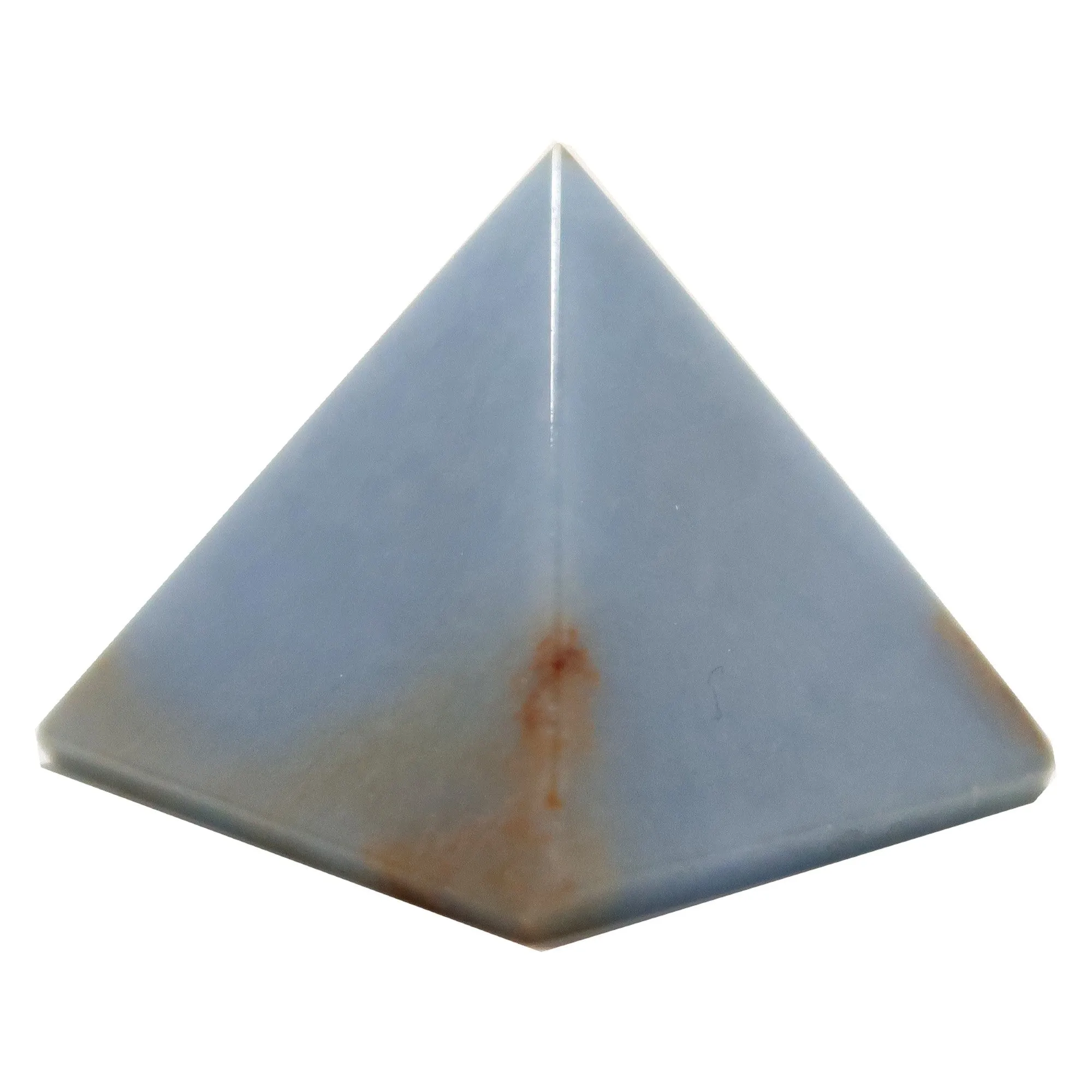 Angelite Pyramid Ascend Angelic Blue Crystal