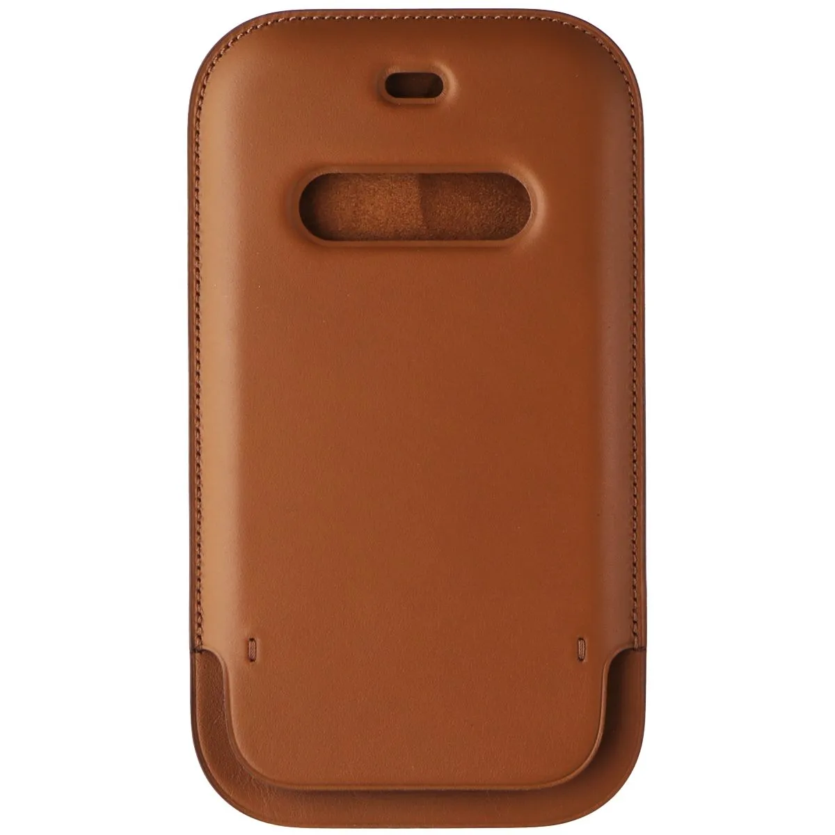 Apple Official Leather Sleeve for  MagSafe for iPhone 12 mini - Saddle Brown