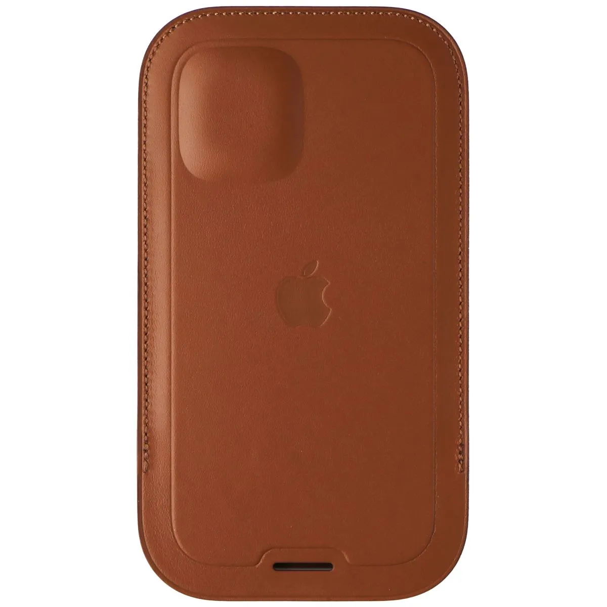 Apple Official Leather Sleeve for  MagSafe for iPhone 12 mini - Saddle Brown