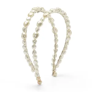 Aria Pearl Double Strand Headband