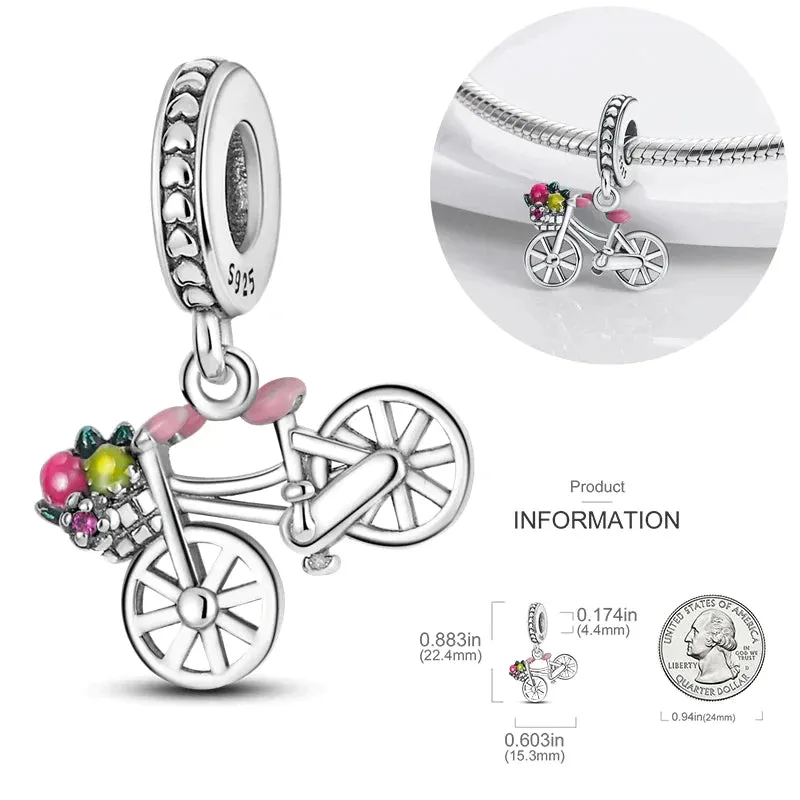 Bicycle Dangle Charm