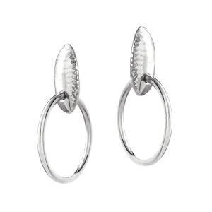 Blake Hoops - Small - Silver