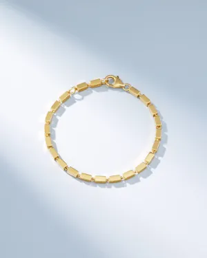 Block-Chain Thick Bracelet