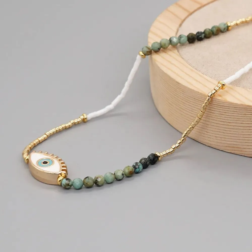 Boho Simple Beaded Necklace