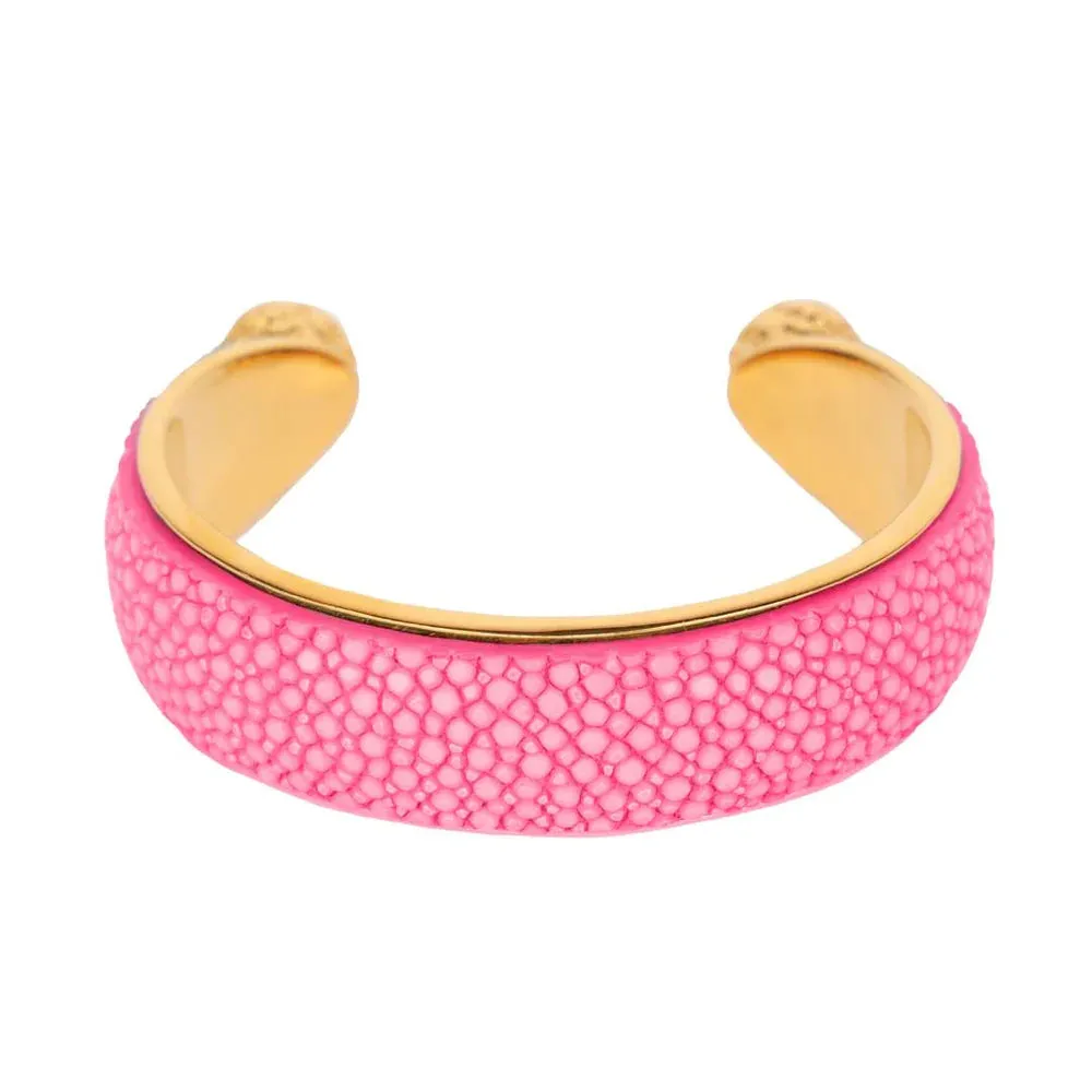 BuDhaGirl Pink Jolene Stingray Cuff