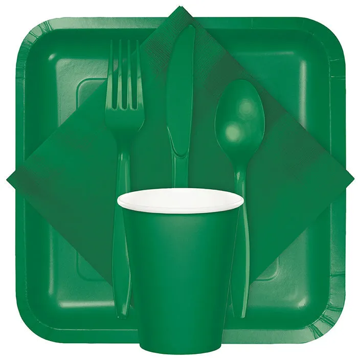 Bulk Emerald Green 2 Ply Dinner Napkins (600 per Case)