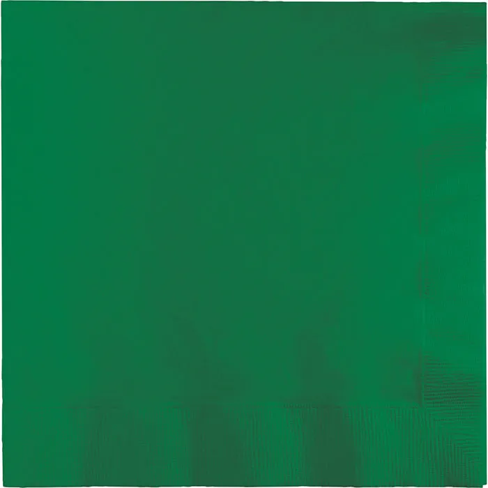 Bulk Emerald Green Luncheon Napkins 3 ply (500 per Case)