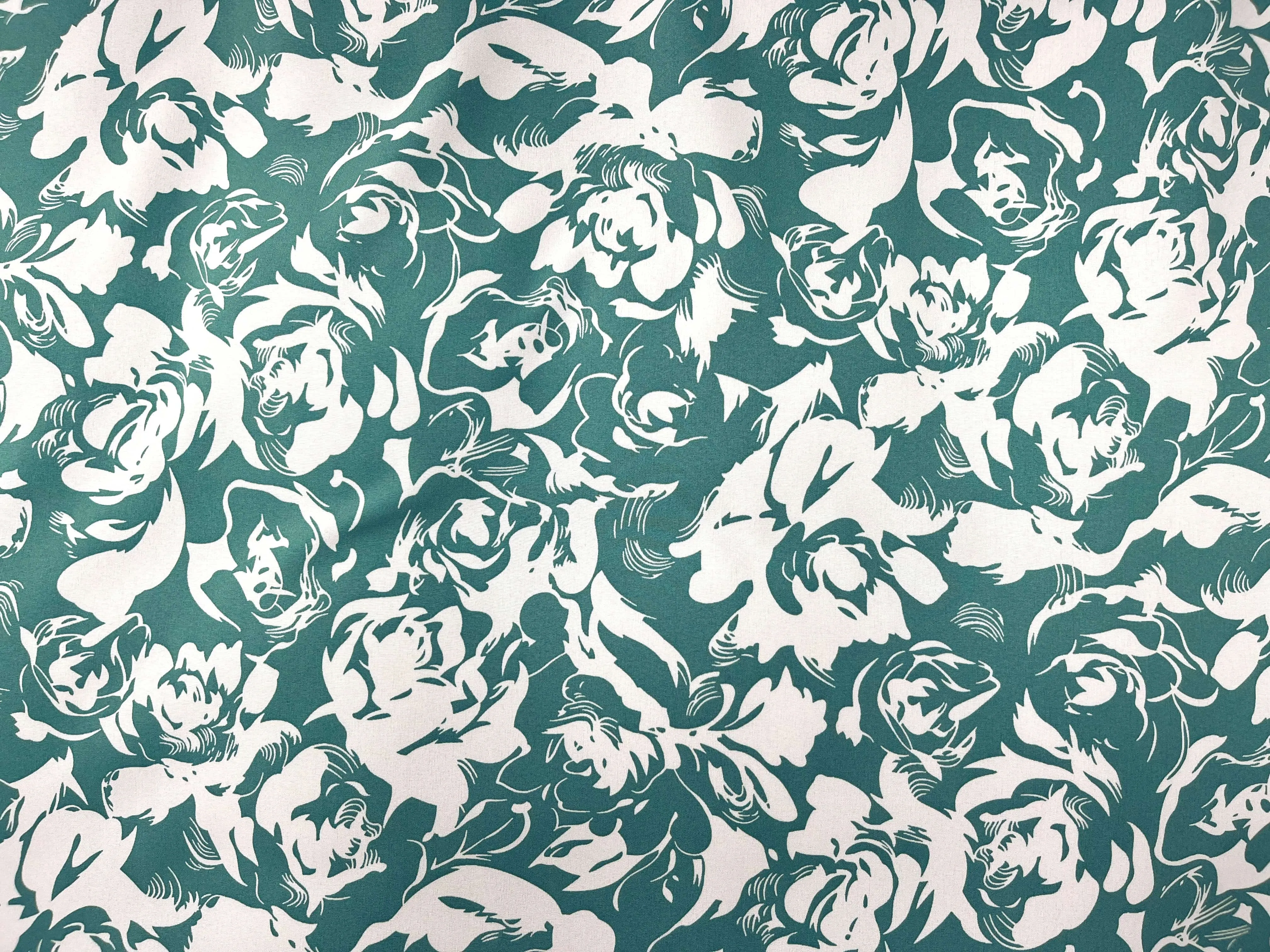 Camellia - Printed Crepe Fabric