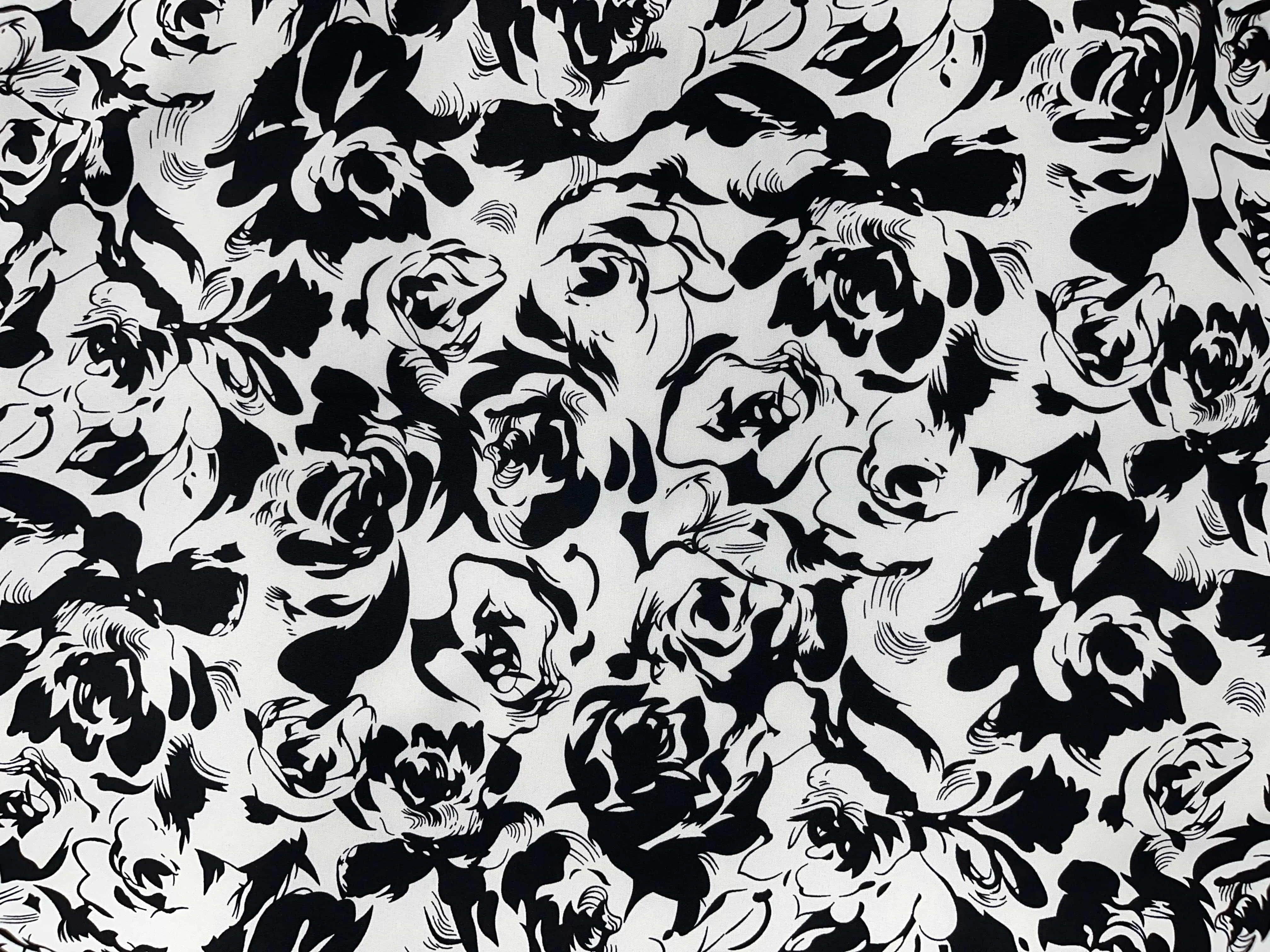 Camellia - Printed Crepe Fabric