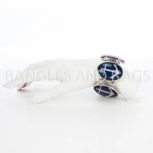 Cami Bracelet -  Anchor - Blue/Red/White