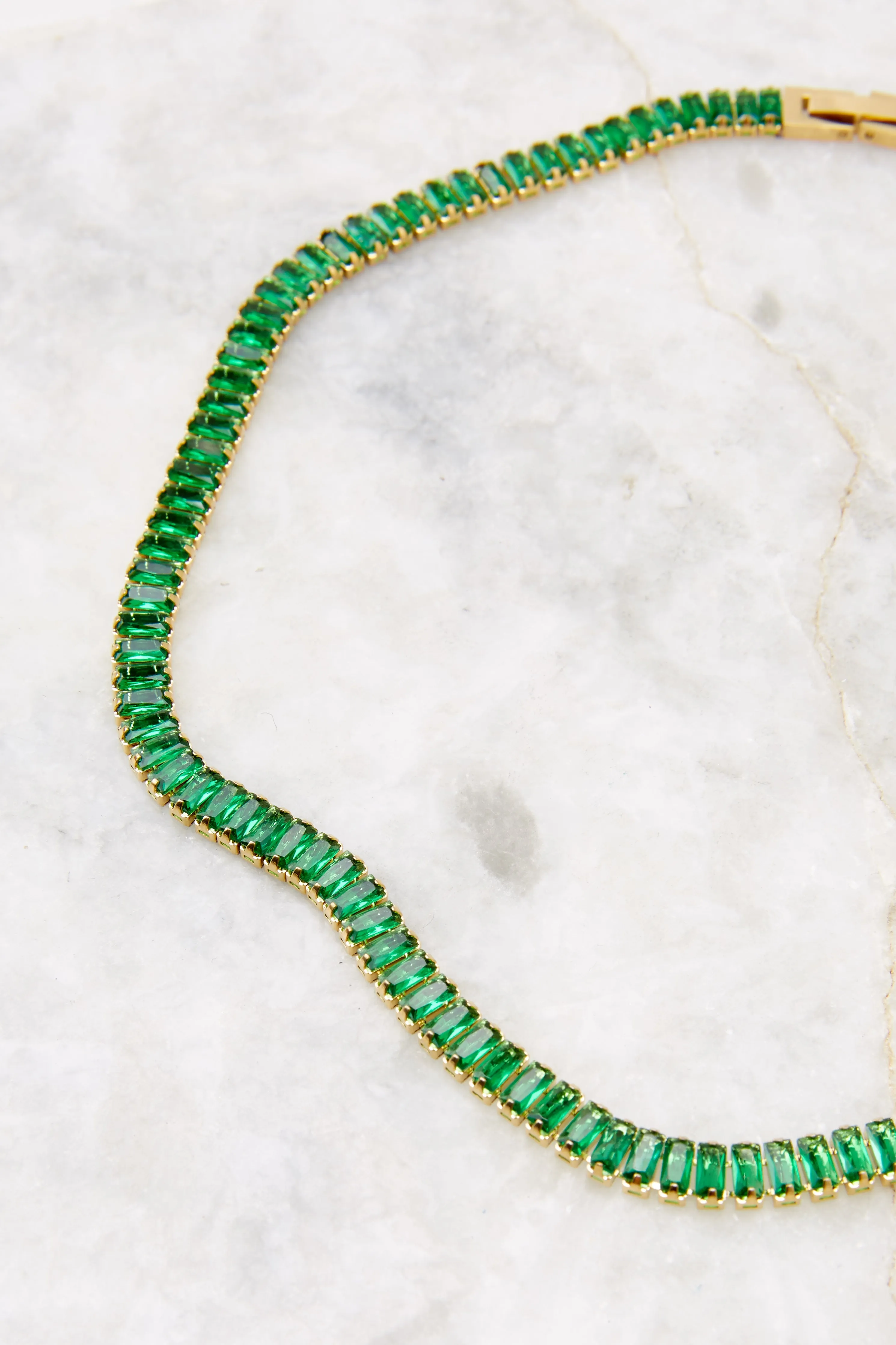 Candybar Emerald Necklace