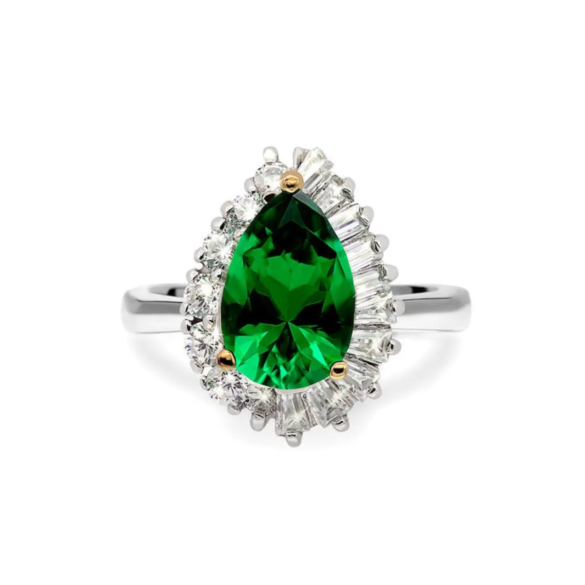 CARAT* London Eleanor Ring Emerald Green