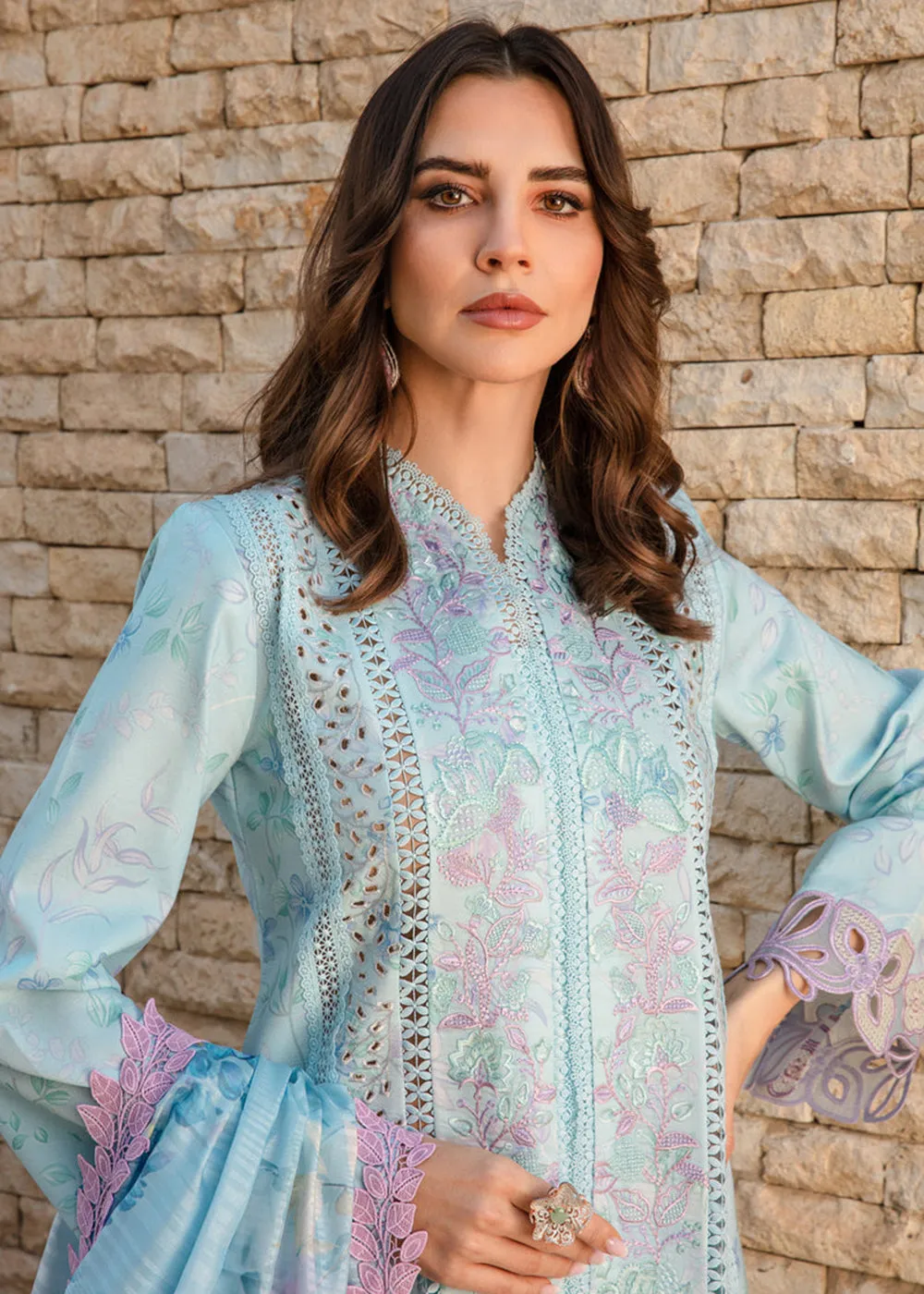 Carnation Summer Lawn Collection '24 by Rang Rasiya | OCEAN