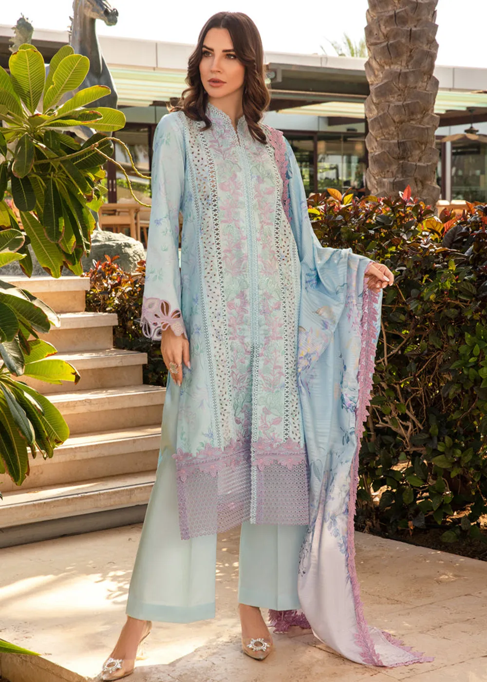 Carnation Summer Lawn Collection '24 by Rang Rasiya | OCEAN