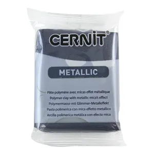 Cernit Metallic Polymer Clay - Hematite 2oz (56g) block