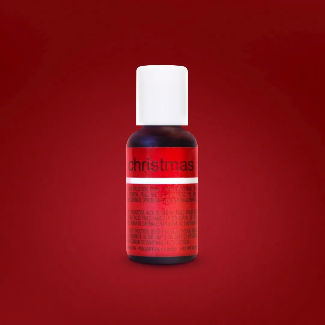 Chefmaster Gel Christmas Red 0.70oz