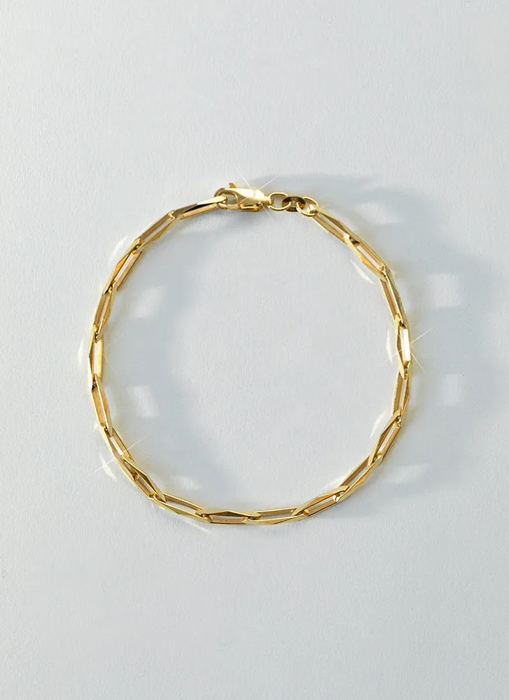 Closed forever bracelet 14k gold