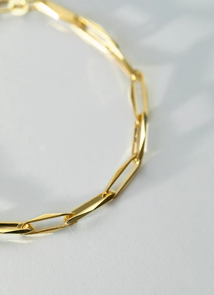 Closed forever bracelet 14k gold