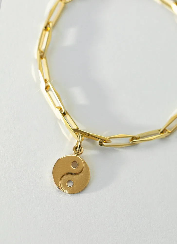 Closed forever bracelet 14k gold