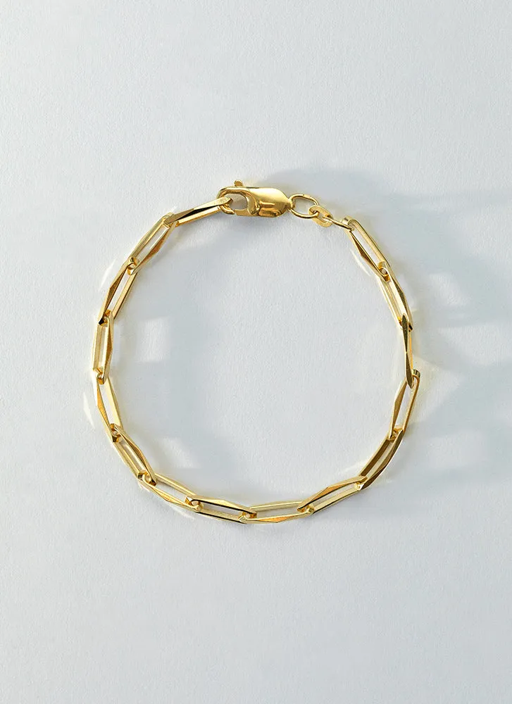 Closed forever bracelet 14k gold