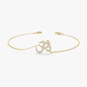 Diamond OM Bracelet, Aahana