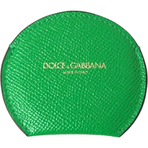 Dolce & Gabbana Elegant Calfskin Leather Mirror Holder