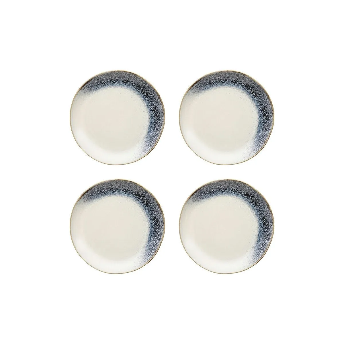 Ecology Atol Side Plate 21cm Set of 4 Deep Blue