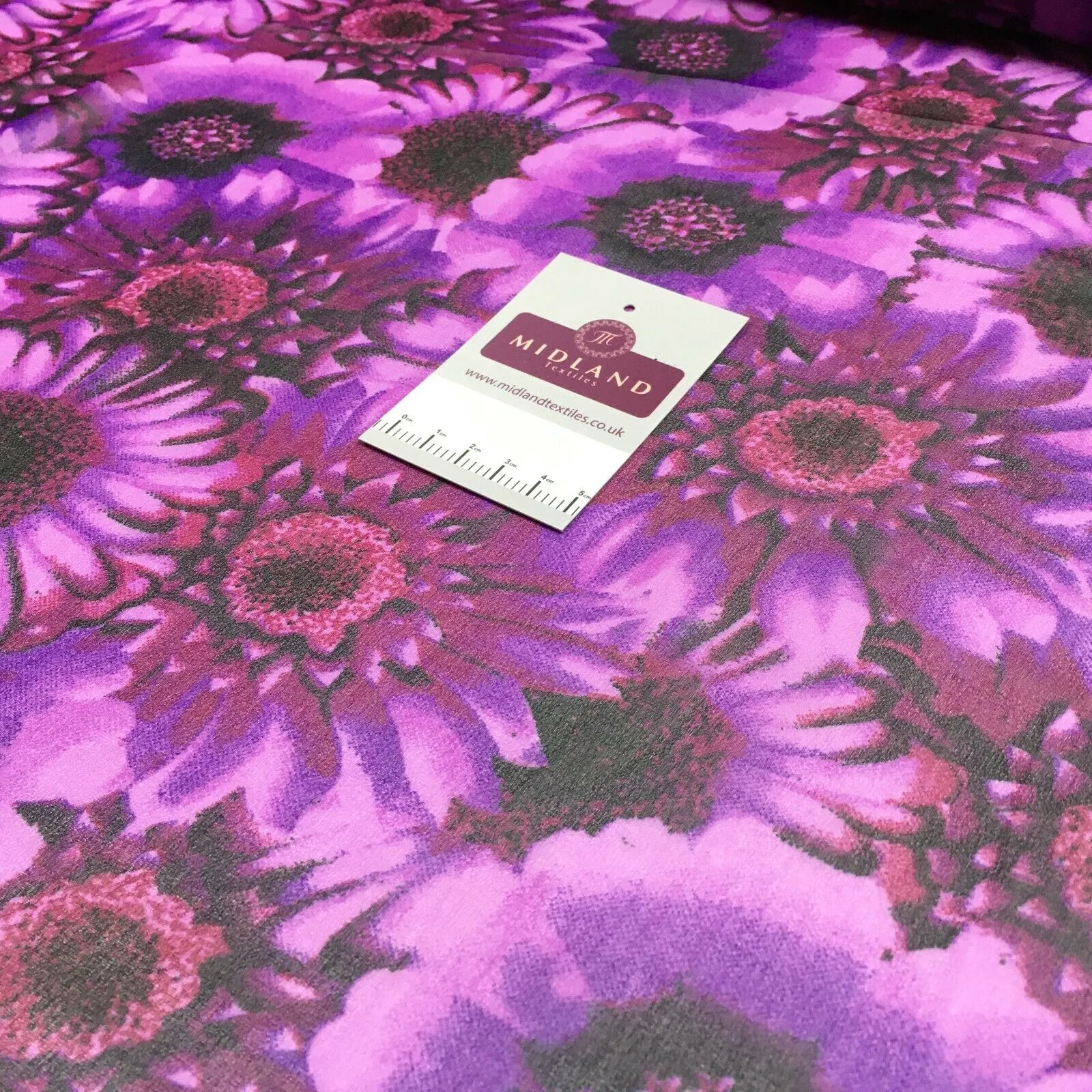 Floral printed Crepe chiffon Fabric M1426 Mtex