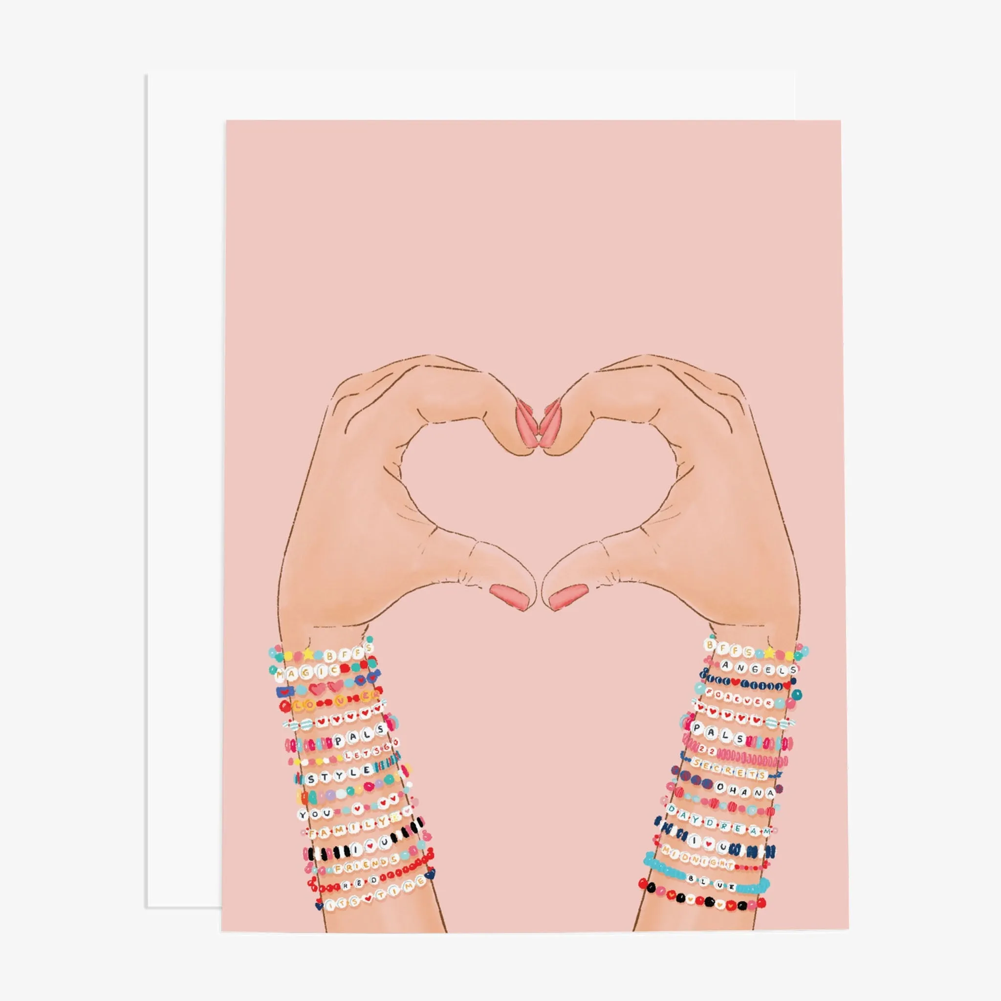 Friendship Bracelets Greeting Card