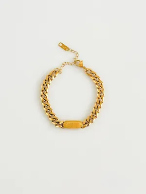 Gilded Elegance Link Bracelet