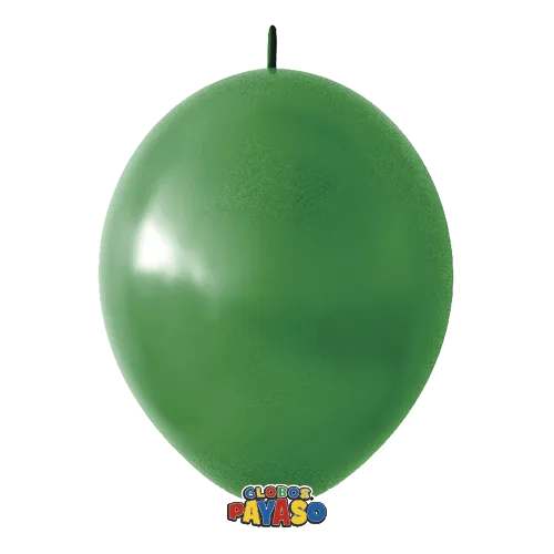 Globos Payaso Linking 12in Balloon Deco Translucid Emeral Green 50ct