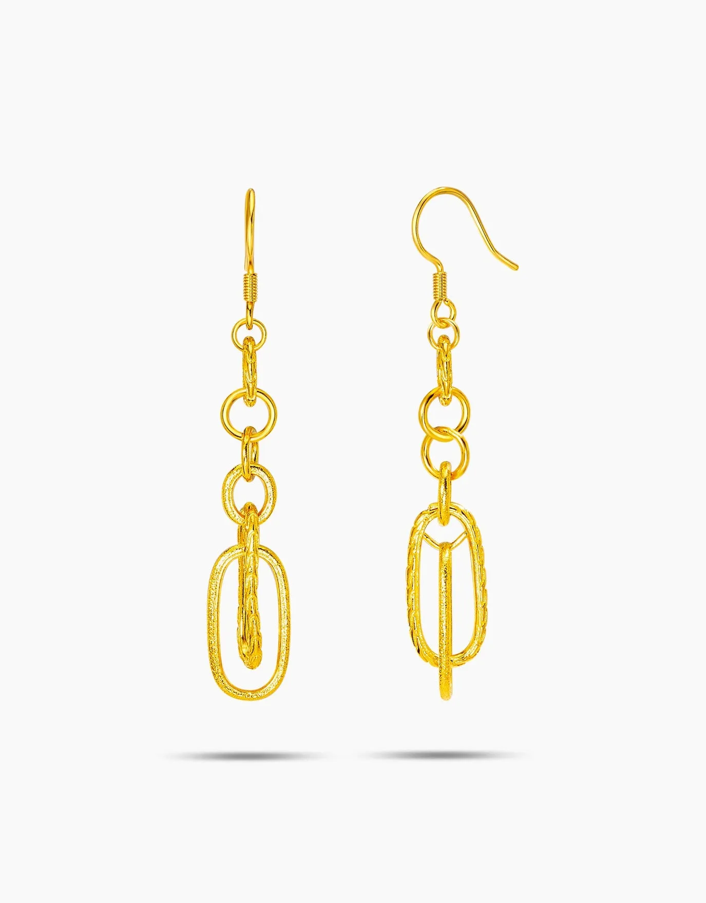 LVC 9IN Kailey 999 Gold Drop Earrings