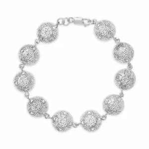 Memory Keeper Bracelet | White Gold