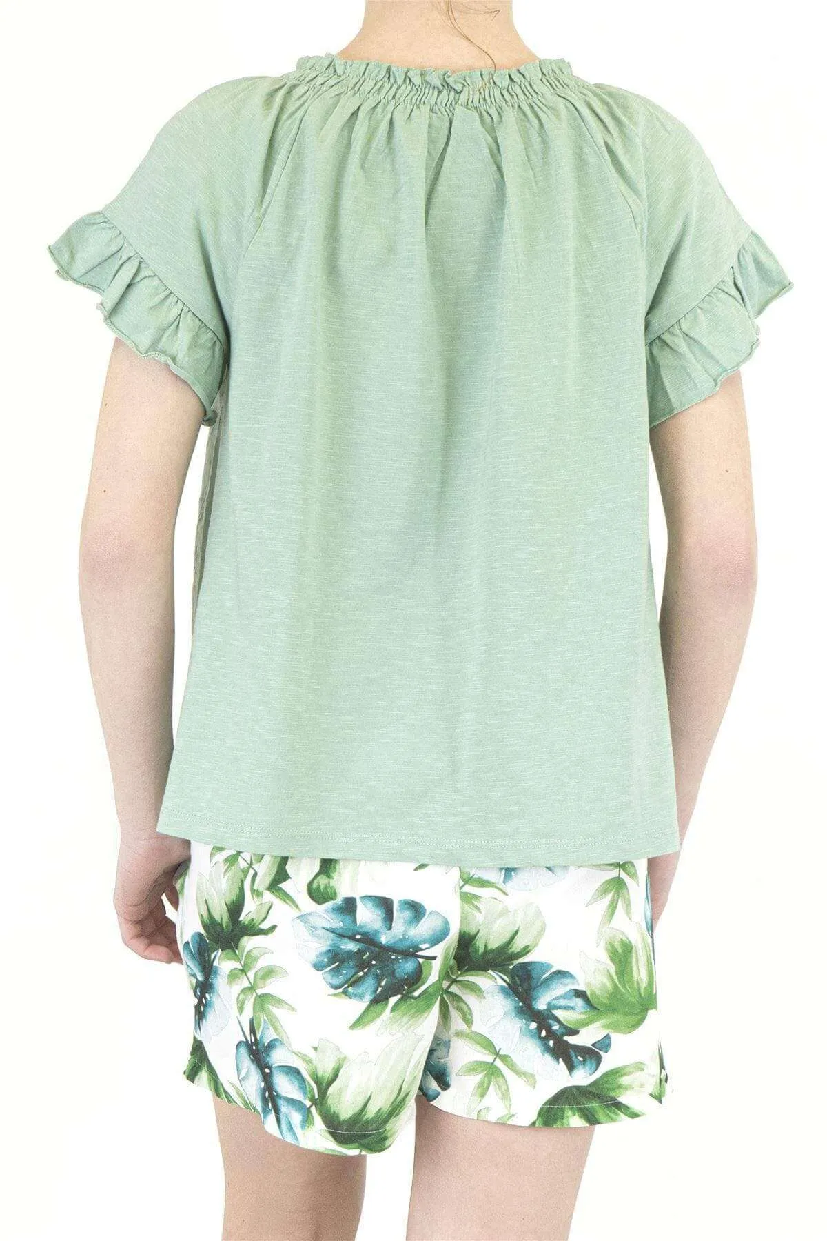 Next Girls Embroidered Butterfly Short Sleeve Top