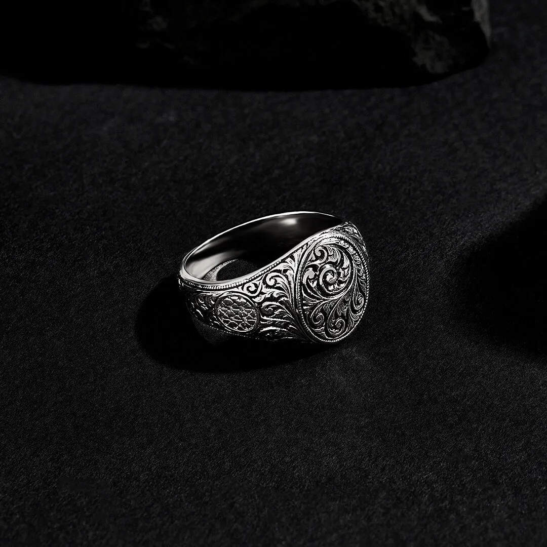 Oval Classic Ring - Solid Silver