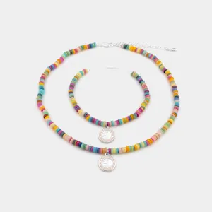 Pastel Sunsets Beaded Set