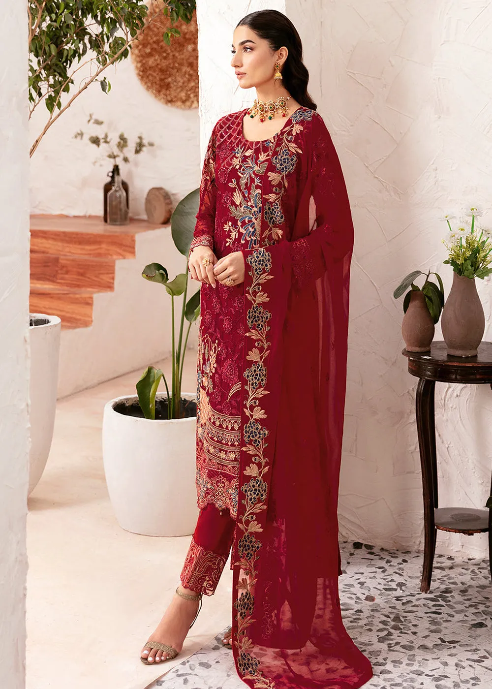 Rangoon Chiffon Collection 24 by Ramsha | D-1205