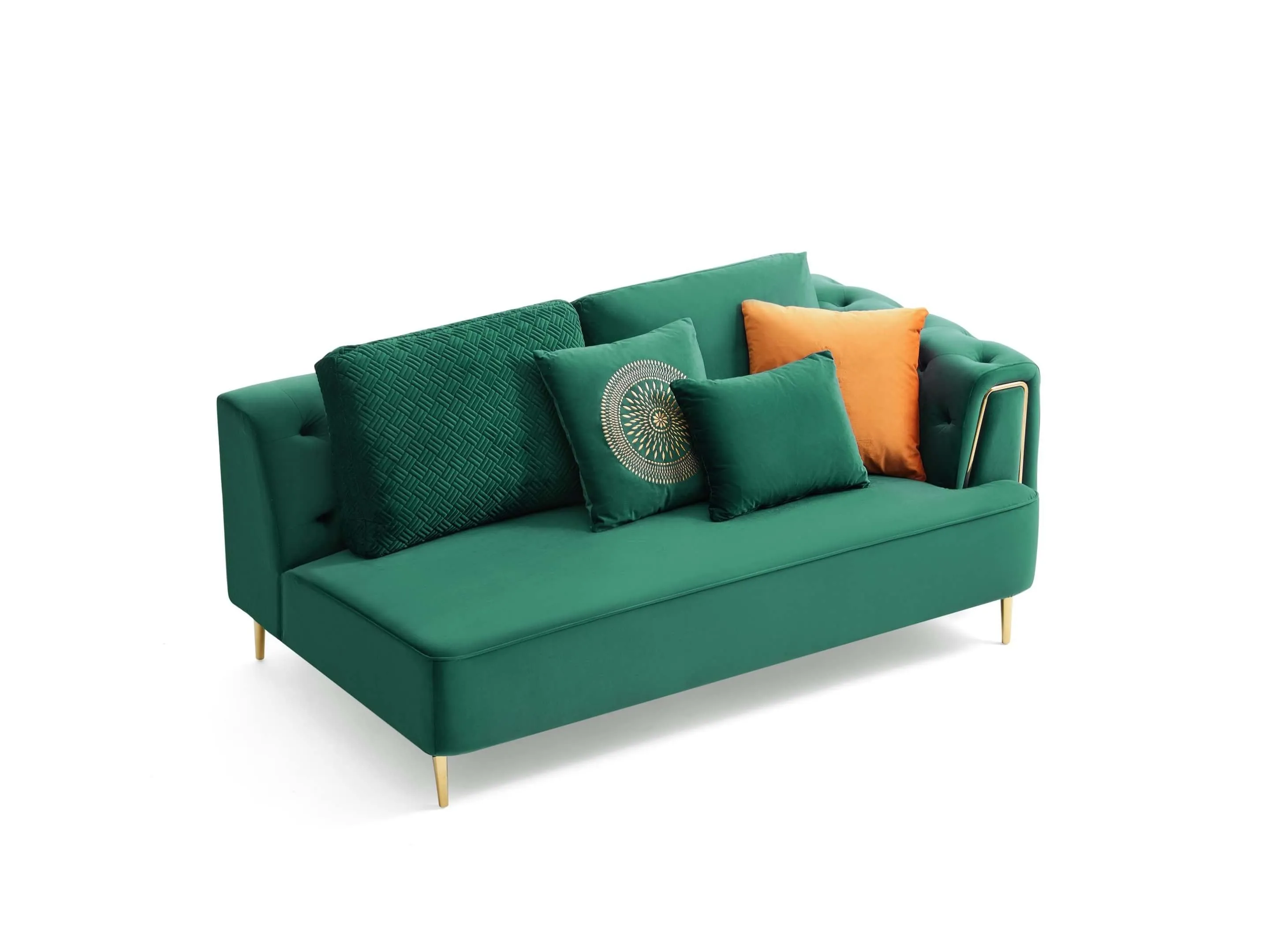 Rubeza Sofia 1 Seater/Corner/2 Seater - Emerald Green