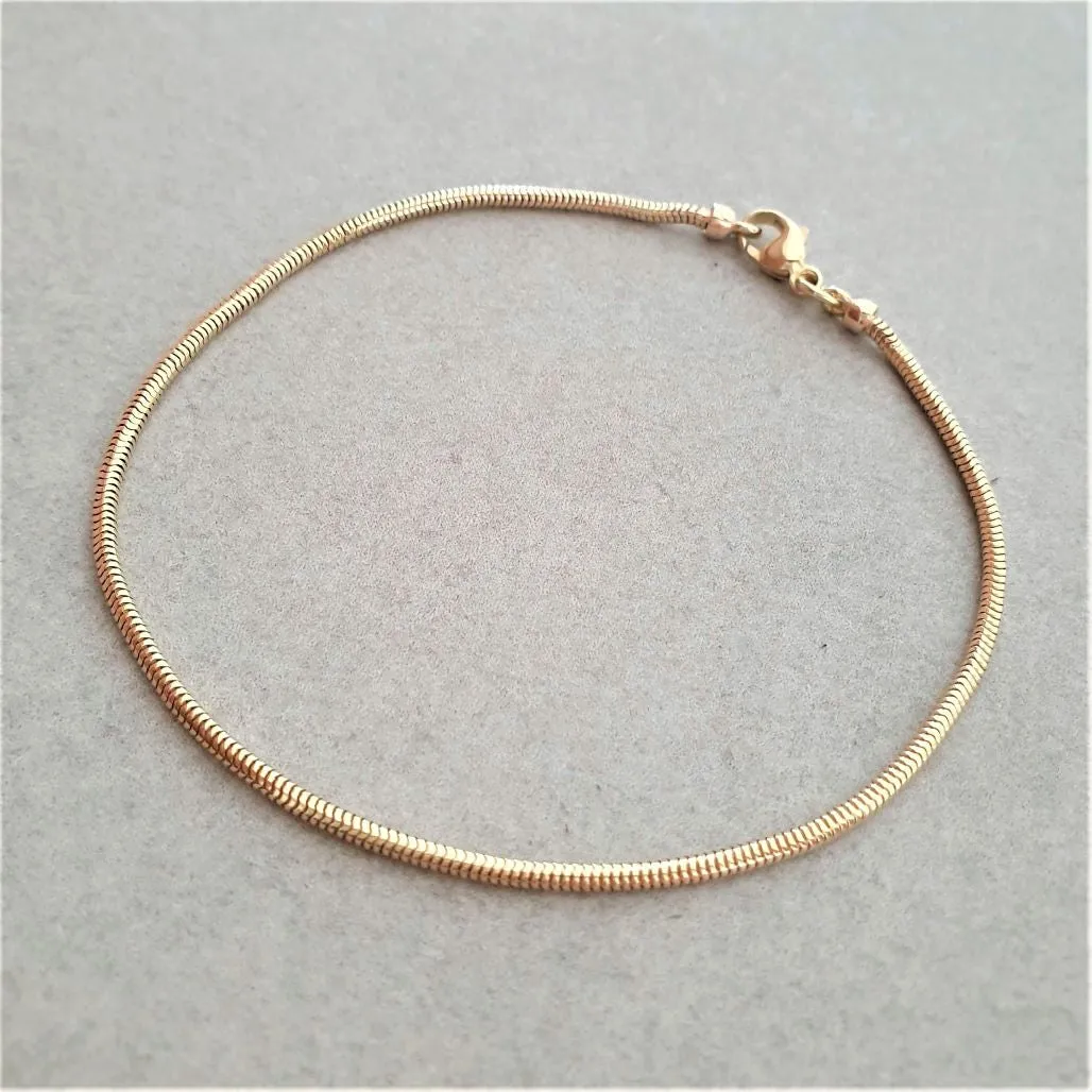 Snake Bracelet Solid Gold