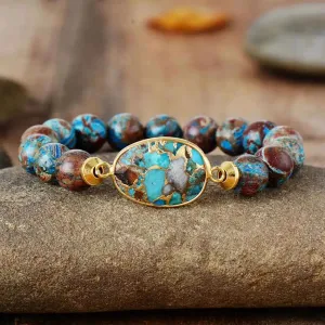 Tibetan Bronzite Stone Bracelet