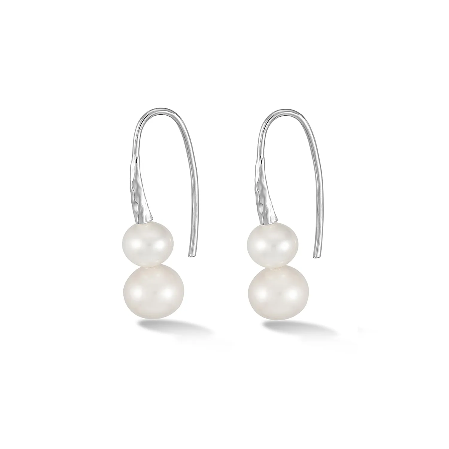 Timeless White Pearl Duo Earrings